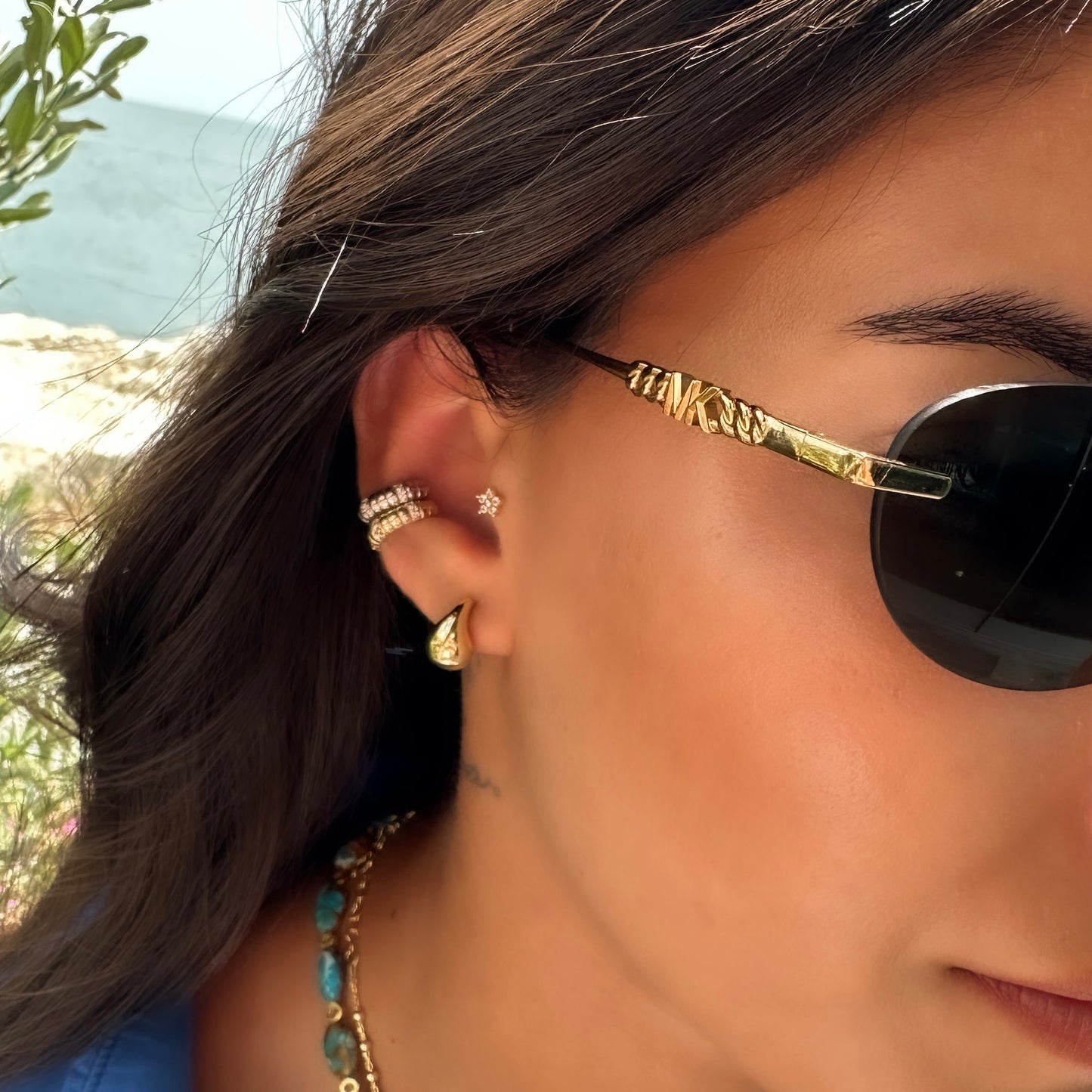 Burgu Taşlı Cuff