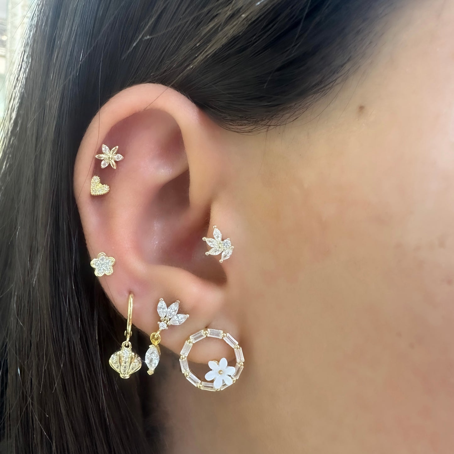 Markiz Taşlı Tragus Piercing