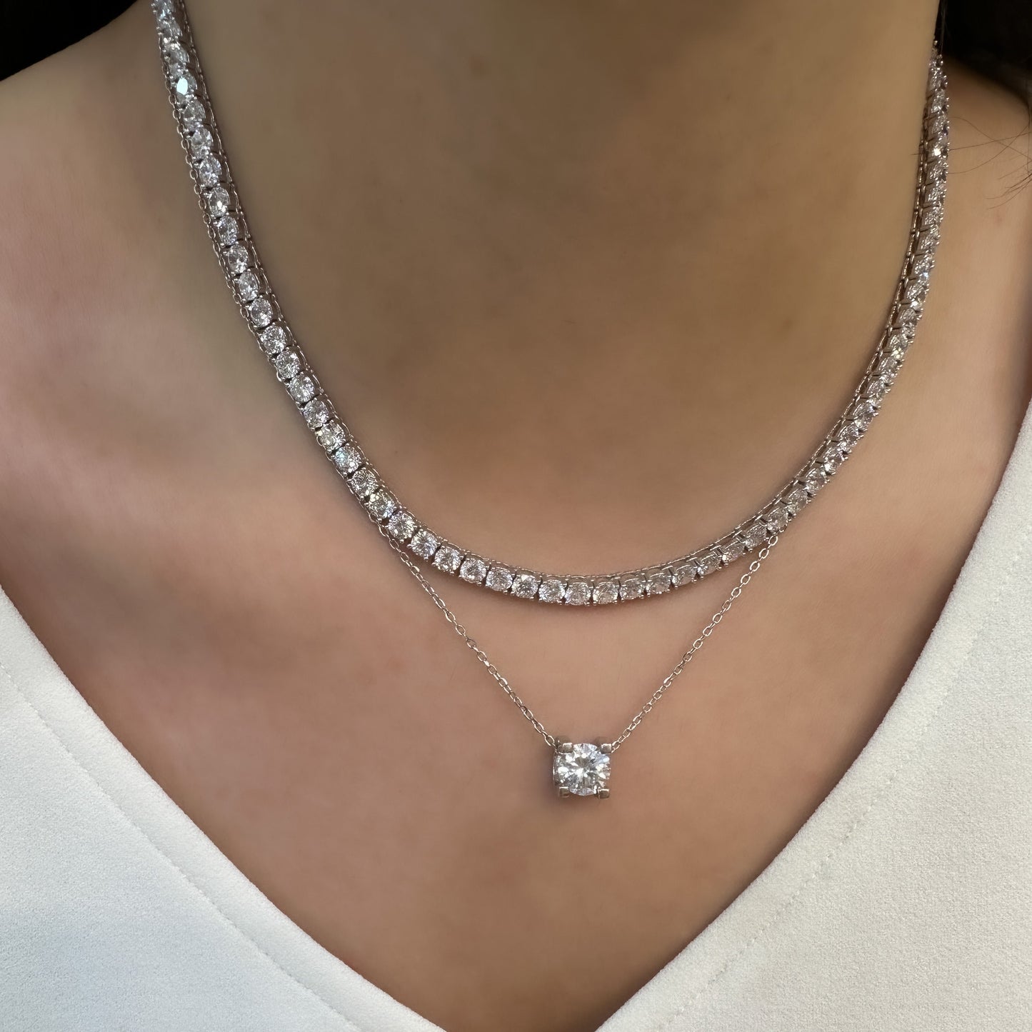 Üç Karat Designer Tektaş Kolye