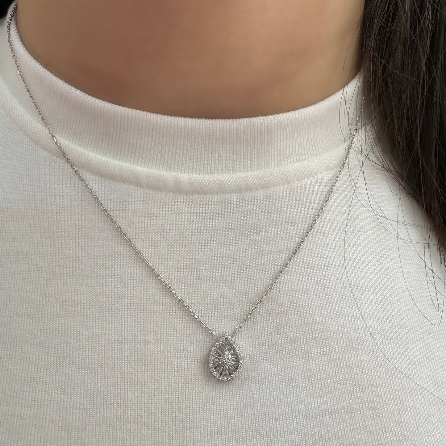 Stone Drop Necklace