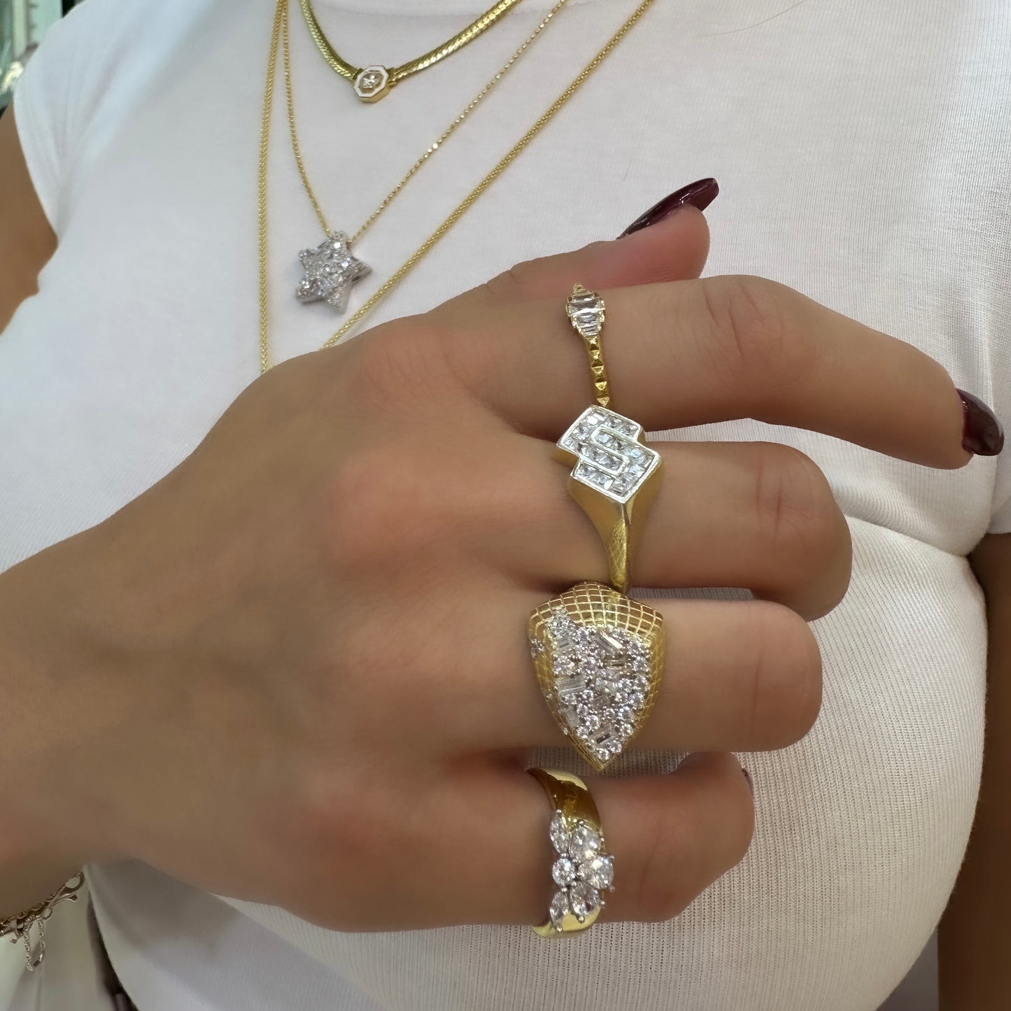 Crocodile Stone Ring