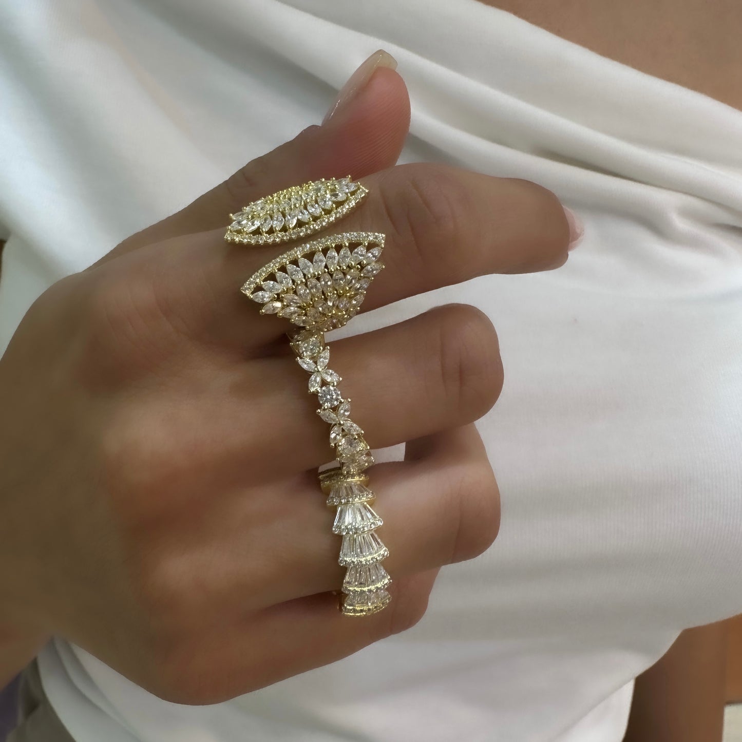 Ring im Marquise-Stein-Design