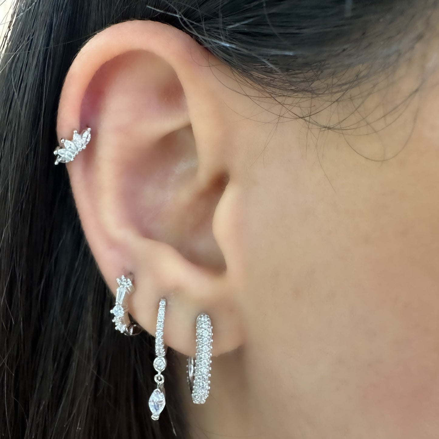 Oval Hoop Earrings