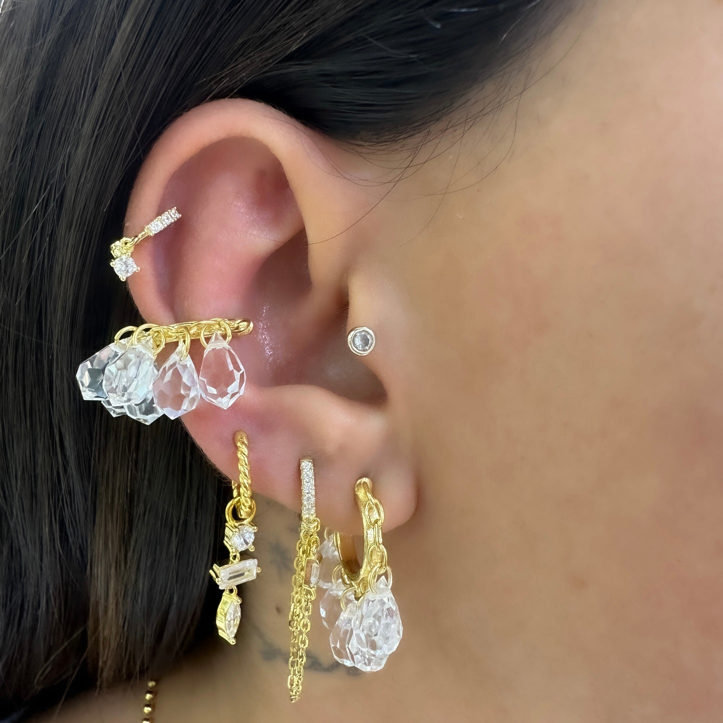 Dangling Drop Cartilage Earring