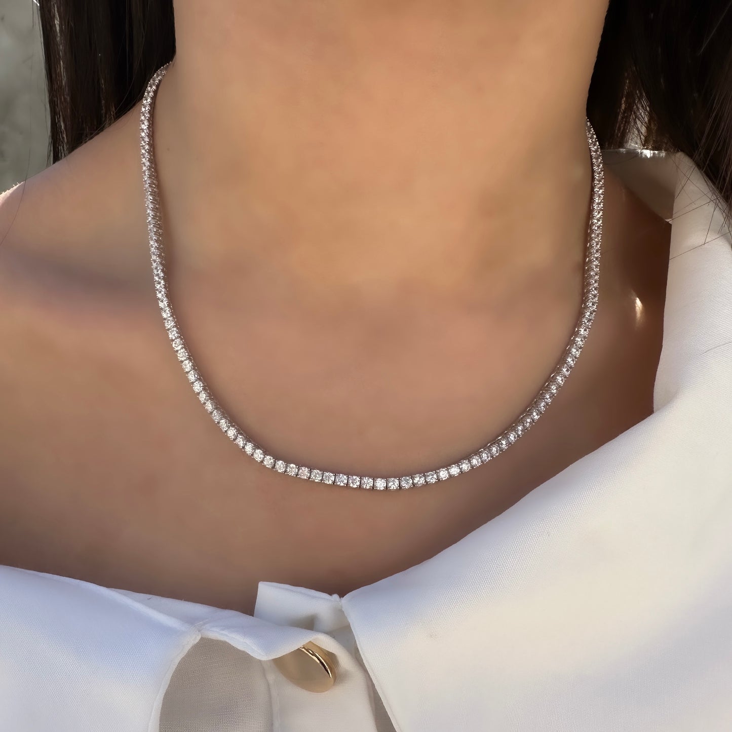 Two and a half mm Waterway Necklace
