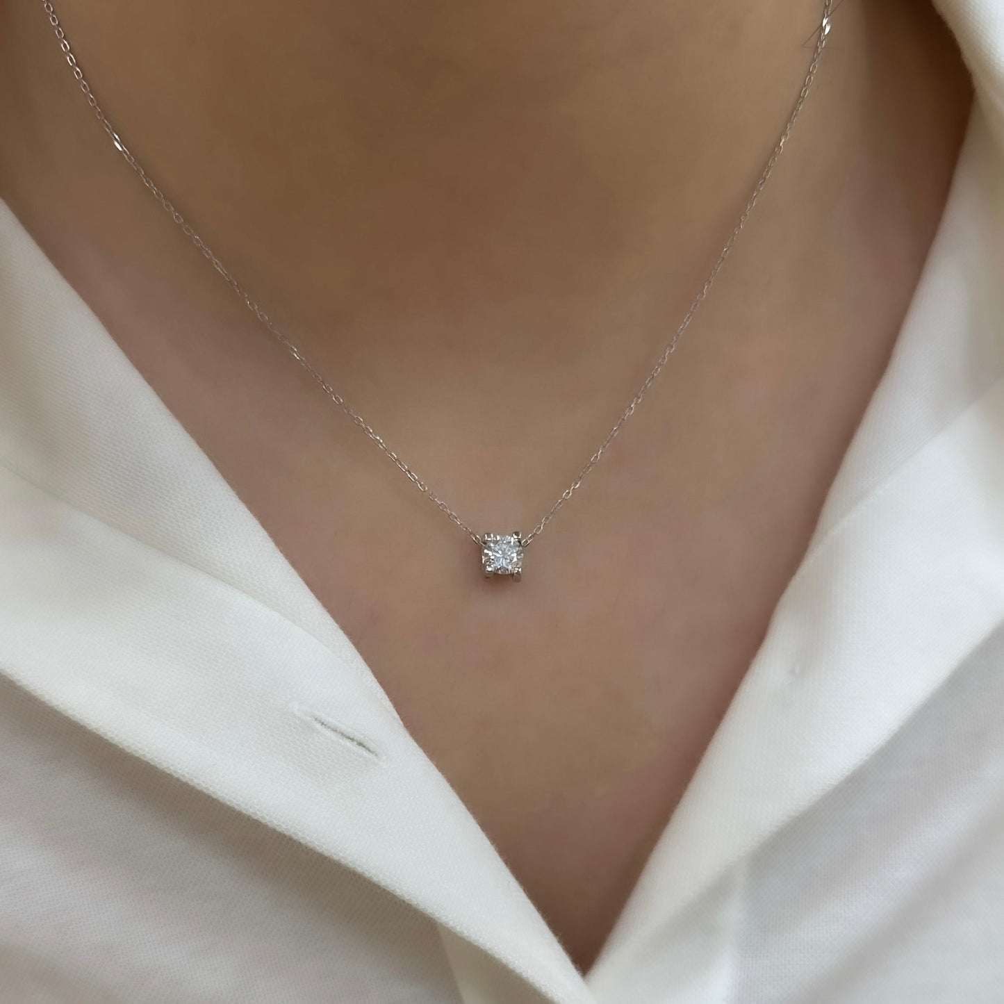 İki Karat Designer Tektaş Kolye