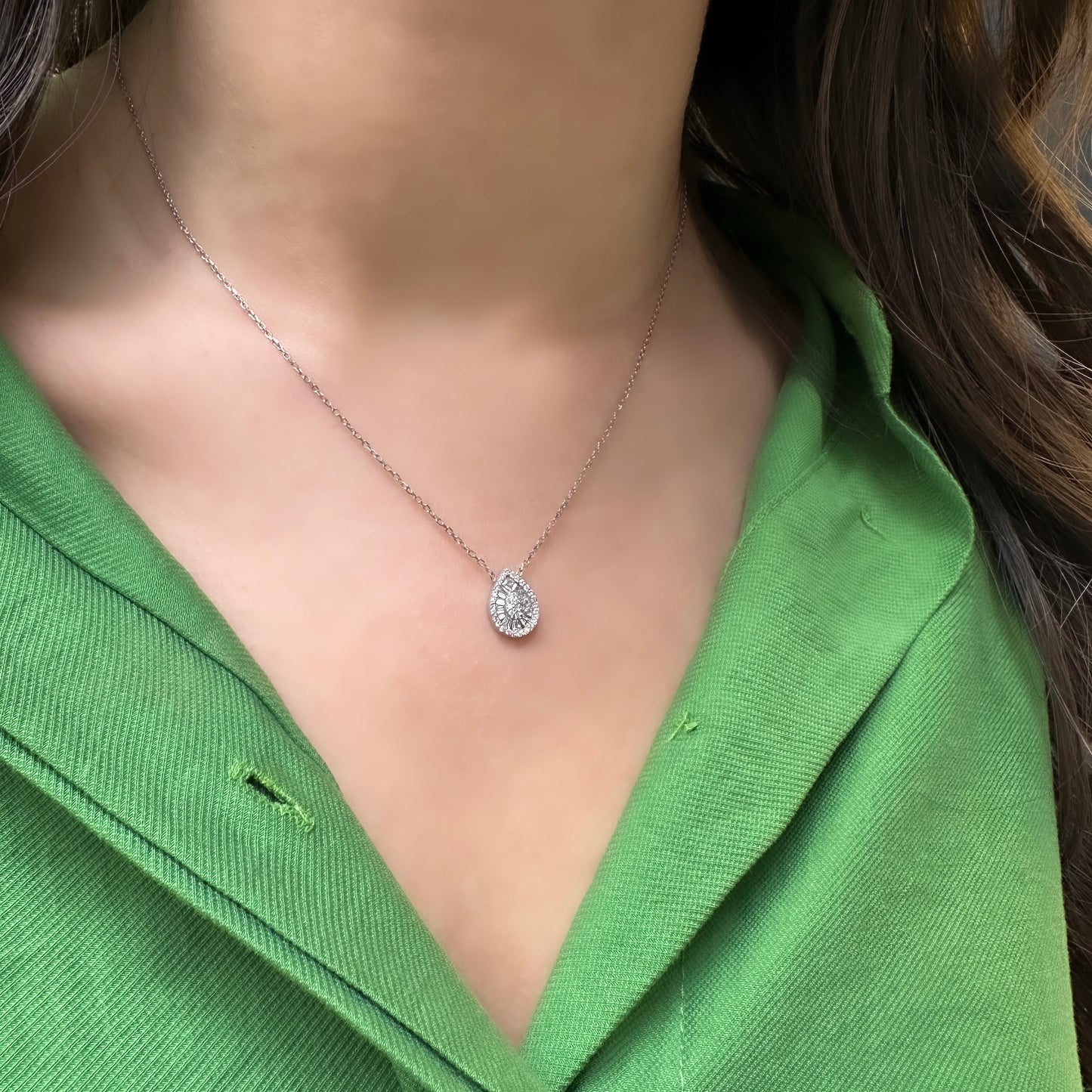 Stone Drop Necklace