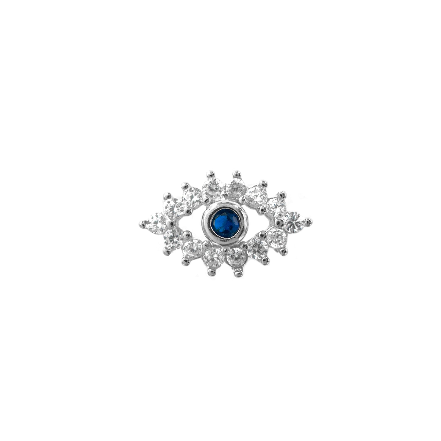 Lacivert Taşlı Göz Piercing