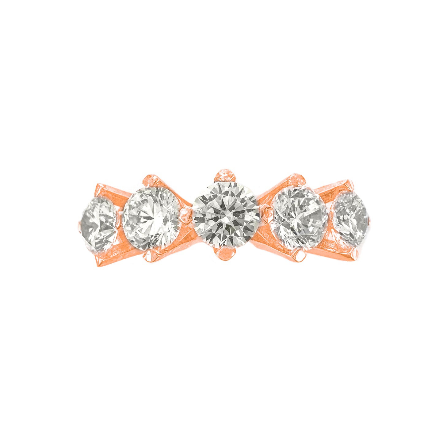 Three Carat Five Stone Ring