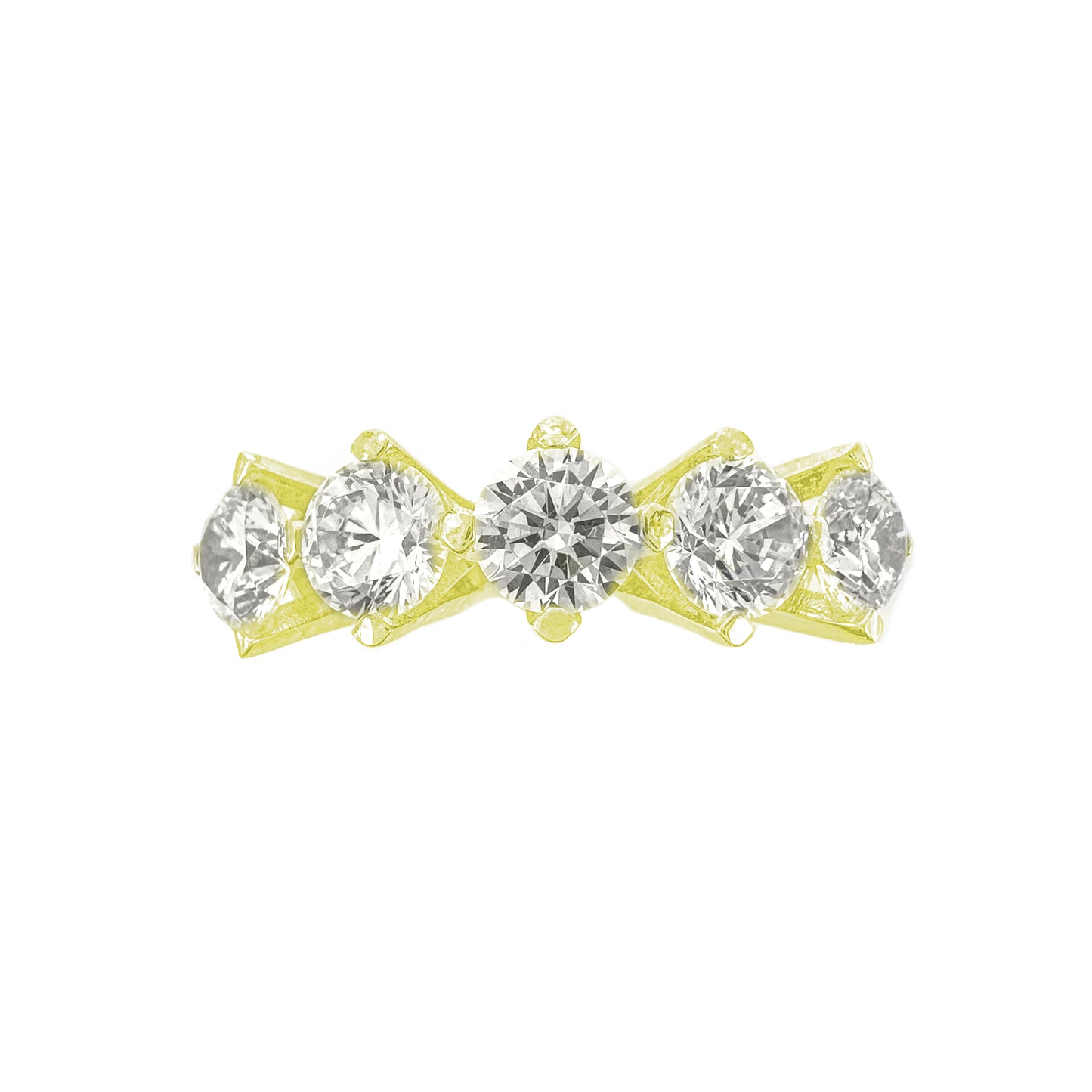 Three Carat Five Stone Ring
