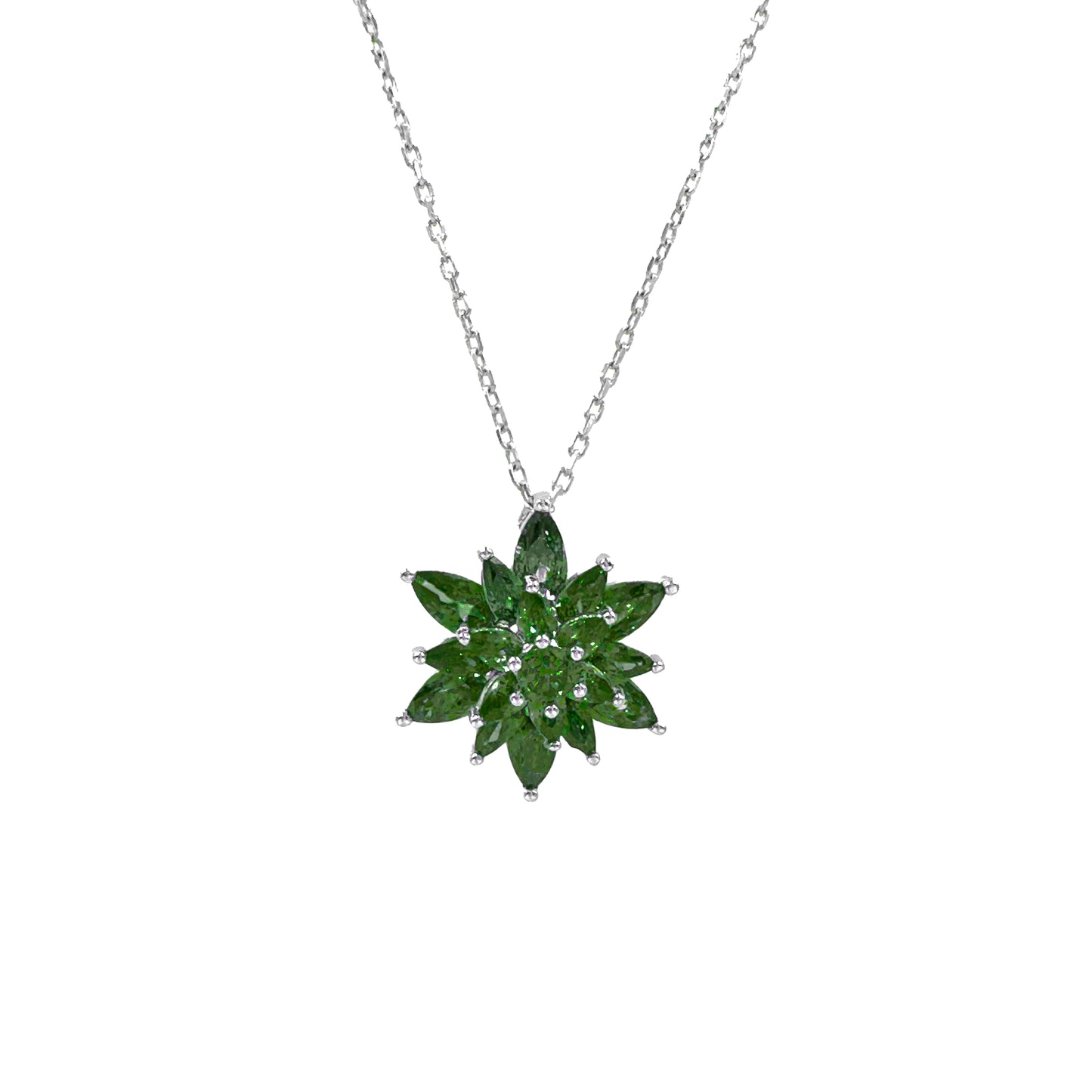 Yeşil Lotus Kolye