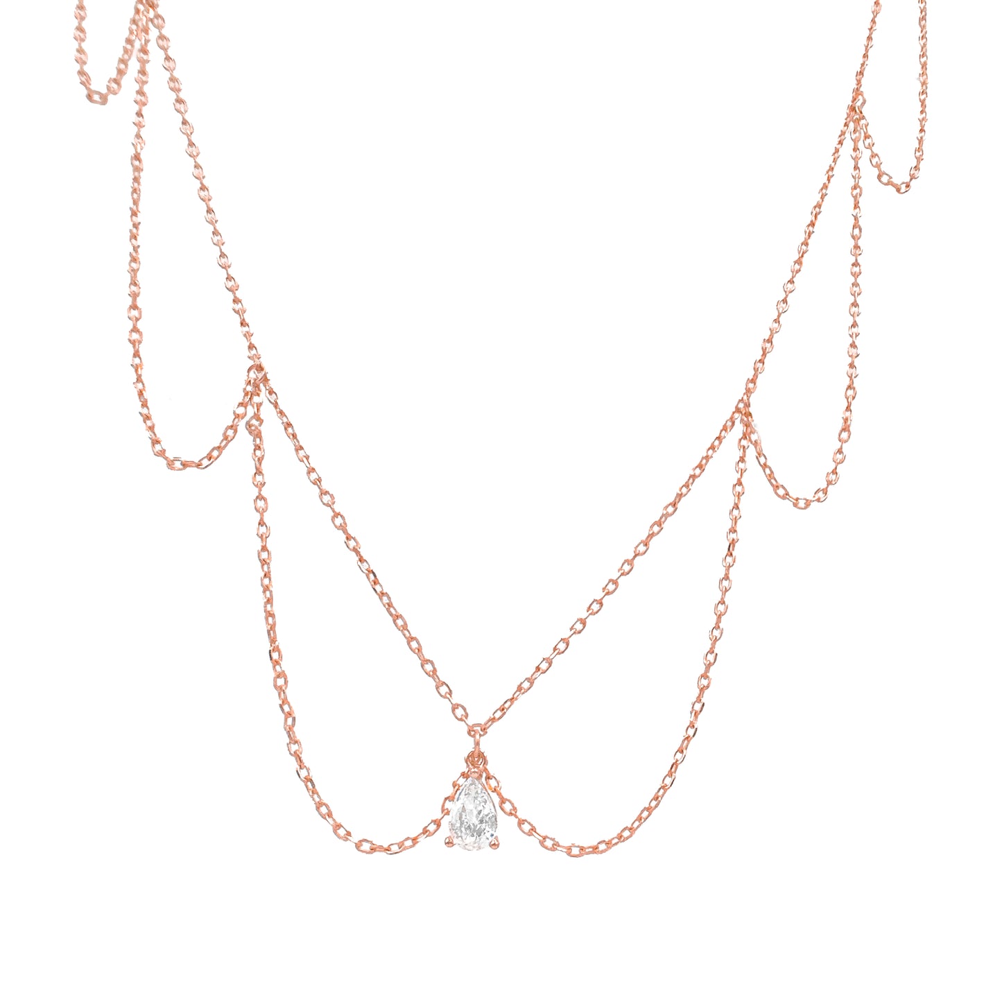 Damla Sallantılı Designer Choker Kolye