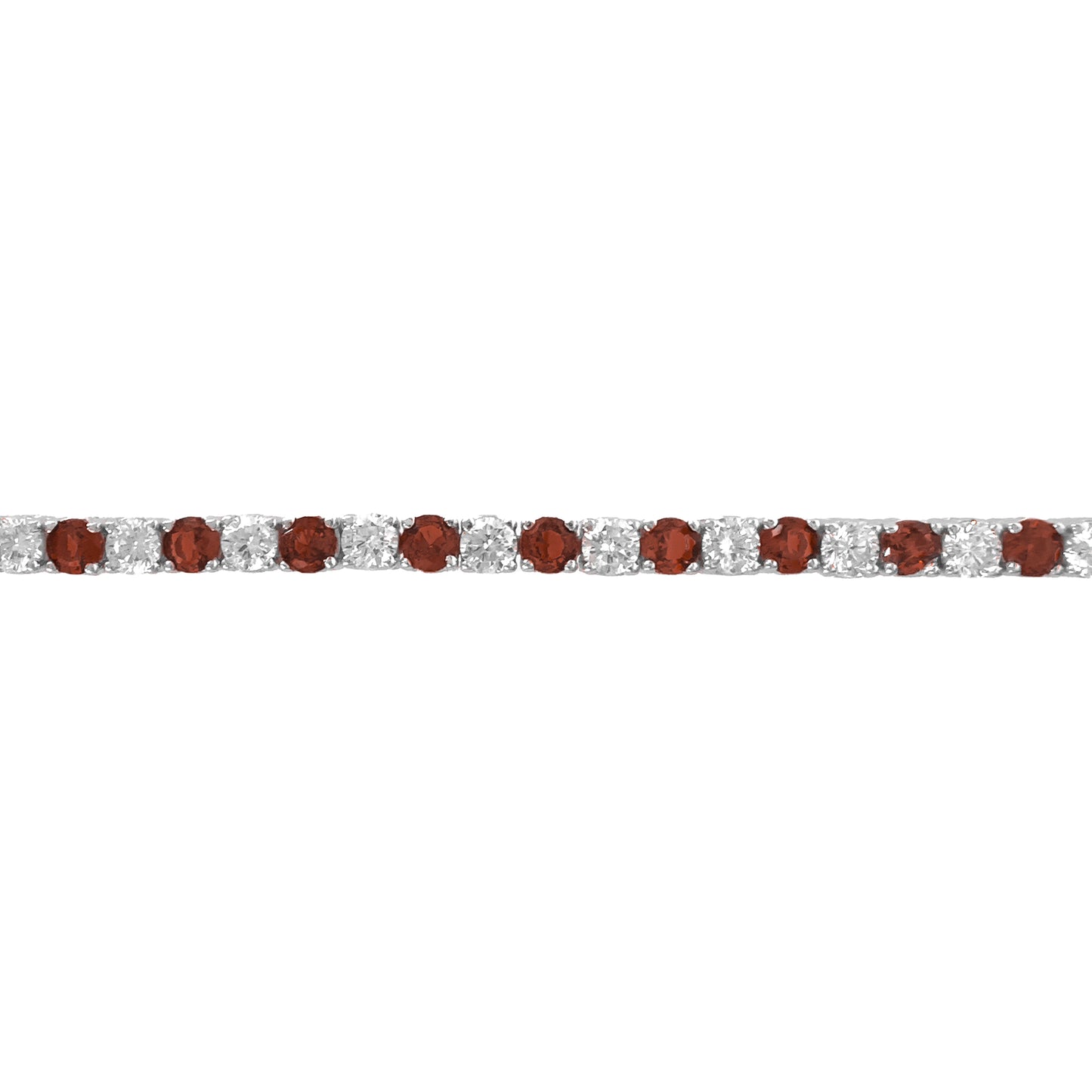 Üç Mm Garnet Taşlı Suyolu Bileklik