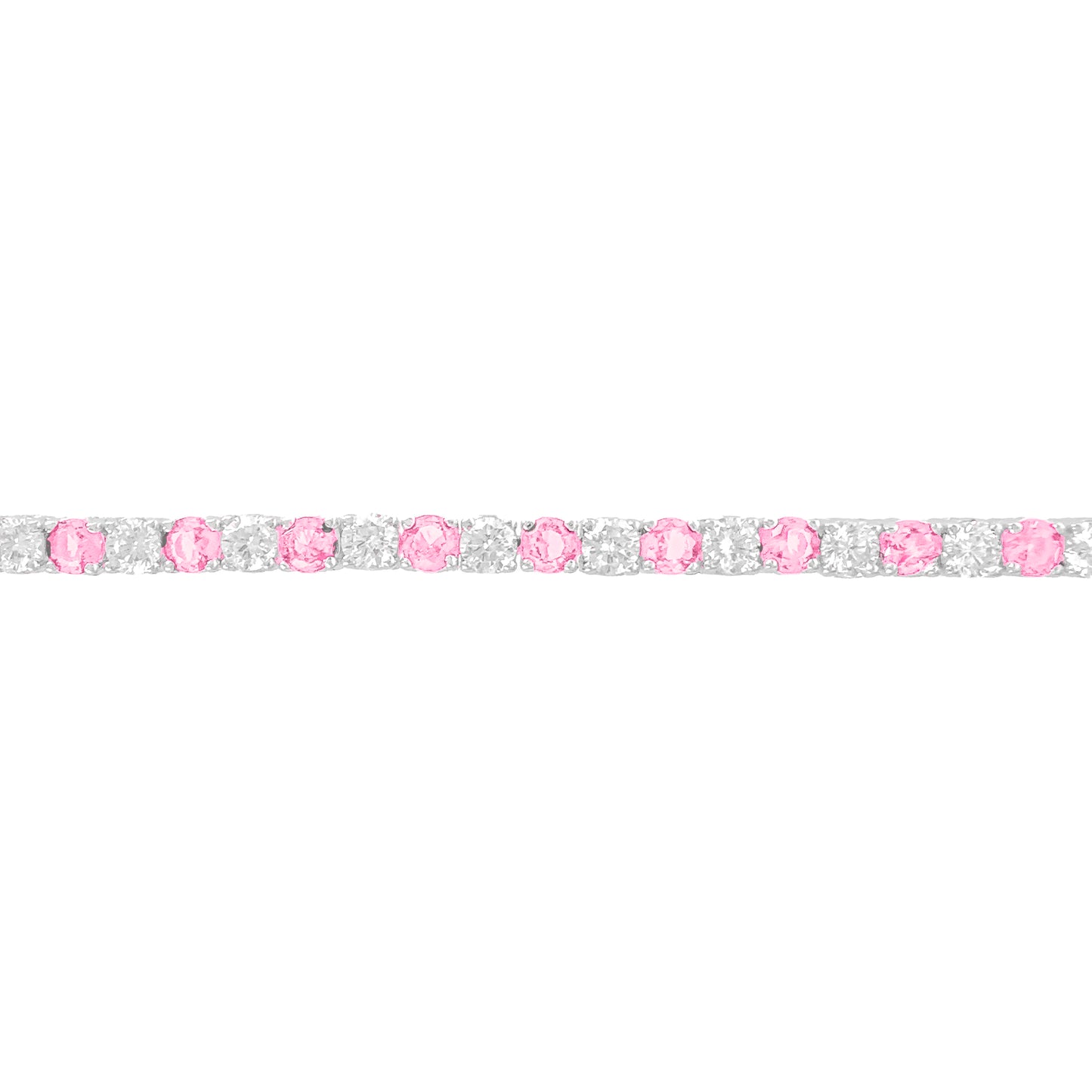 Üç Mm Pembe Taşlı Suyolu Bileklik