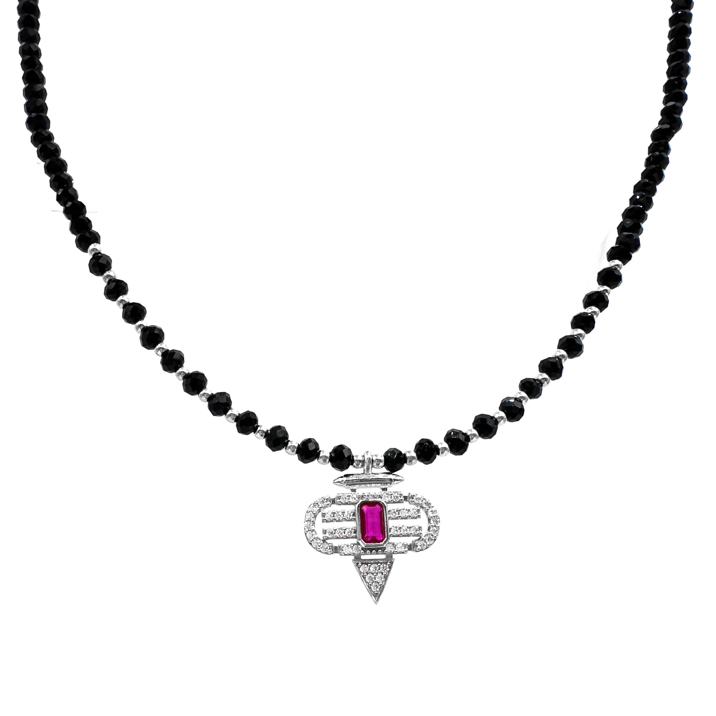 Design Onyx Natural Stone Necklace