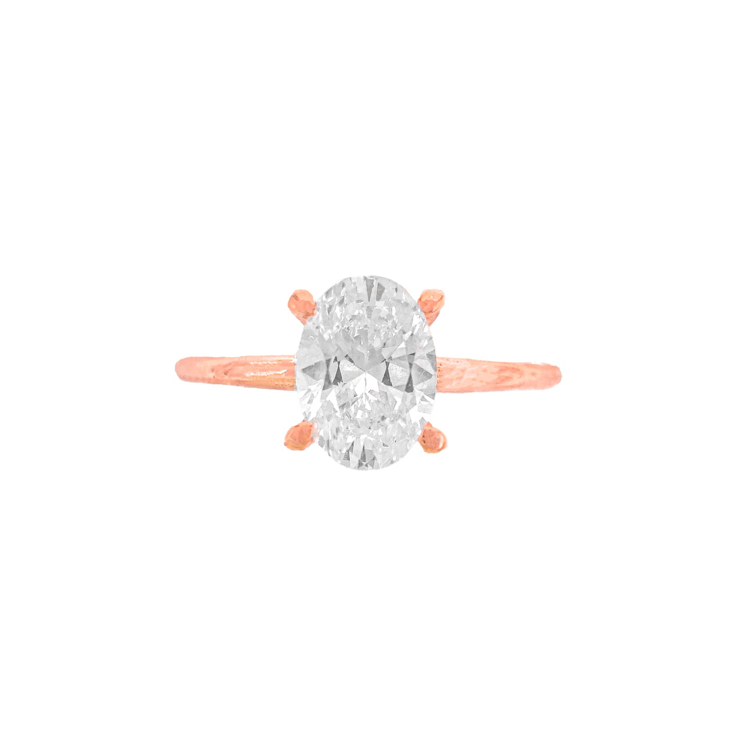 0.75 Karat Oval Yüzük