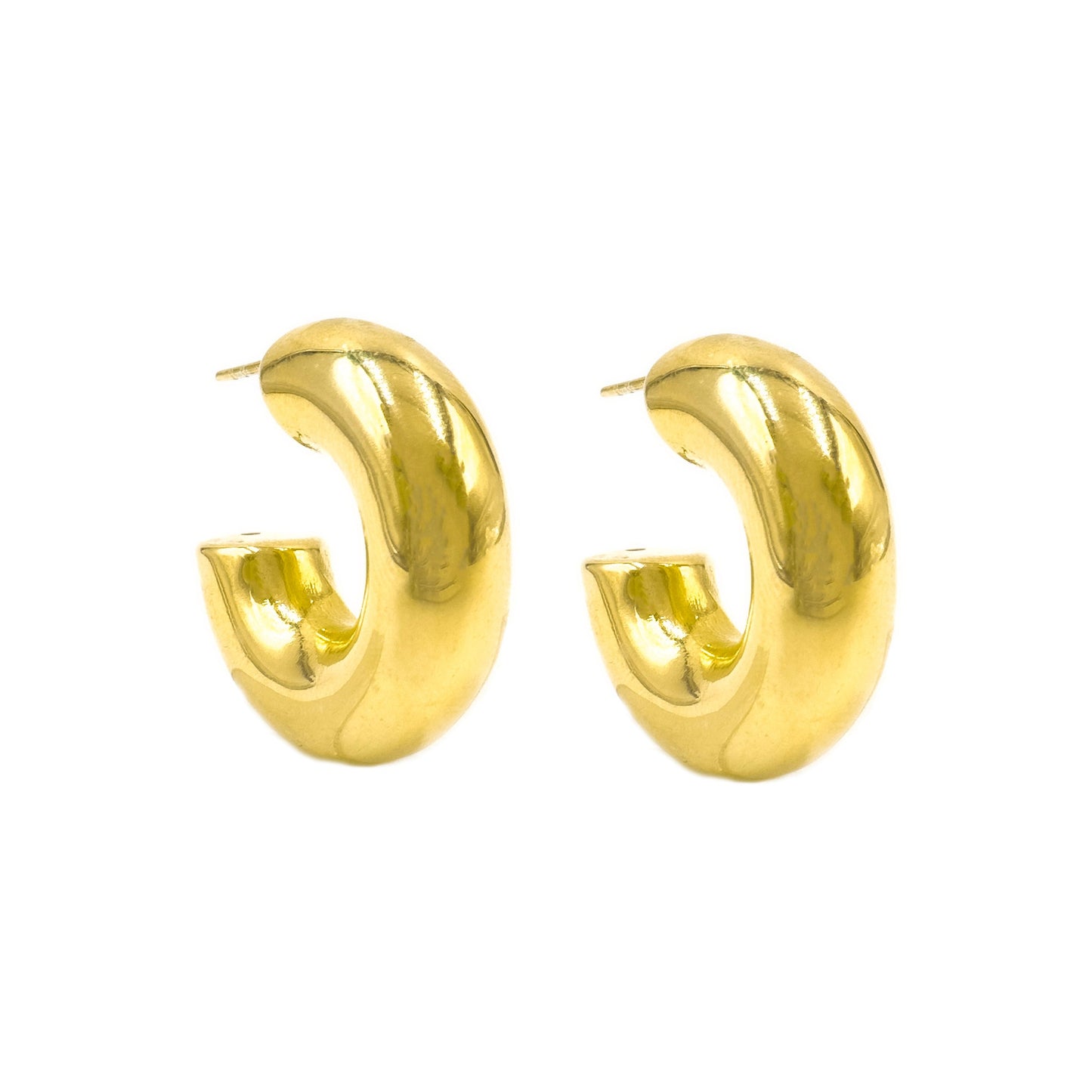 Gebogene Pin-Ohrringe