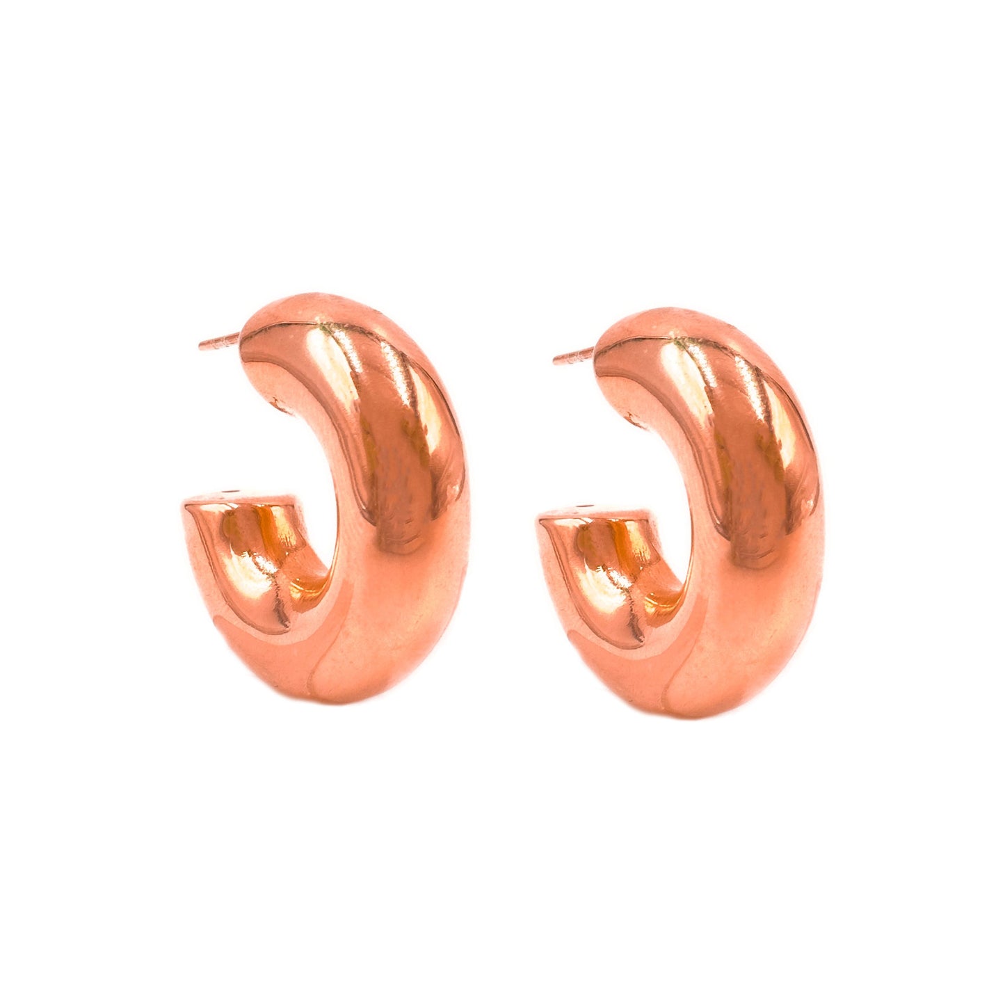 Gebogene Pin-Ohrringe
