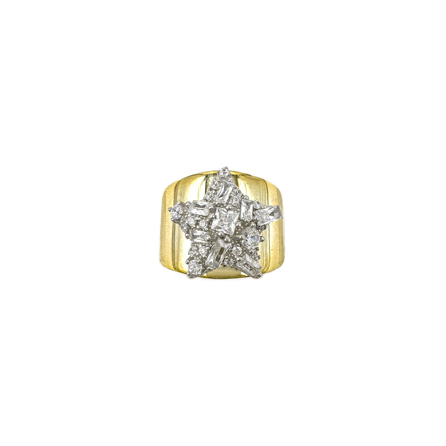 Sternring mit gemischten Steinen