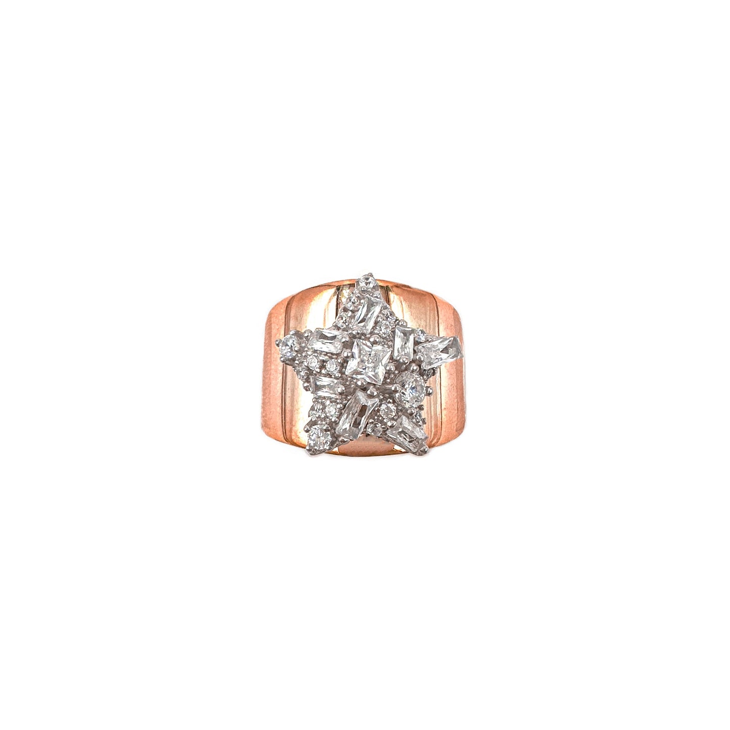 Sternring mit gemischten Steinen