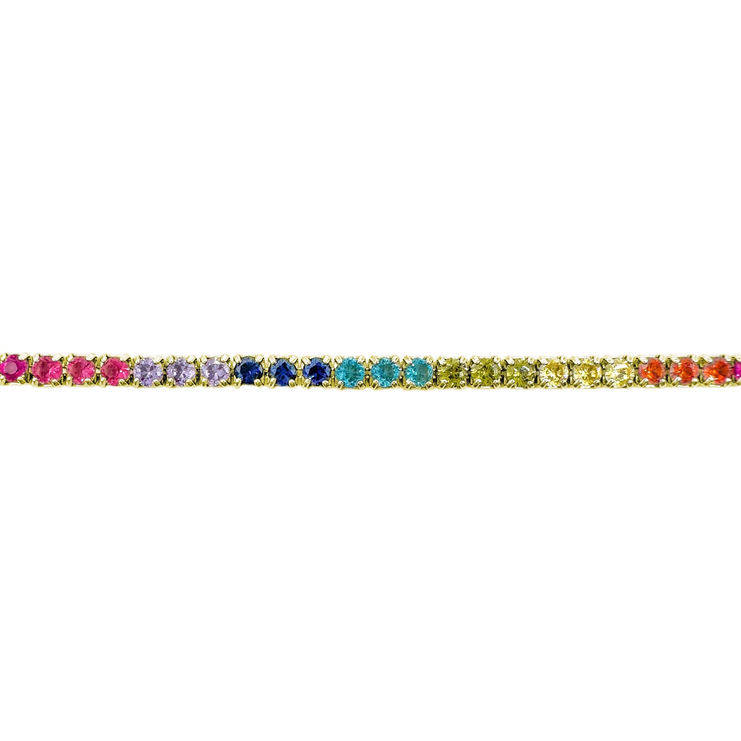 Buntes dünnes Waterway-Armband