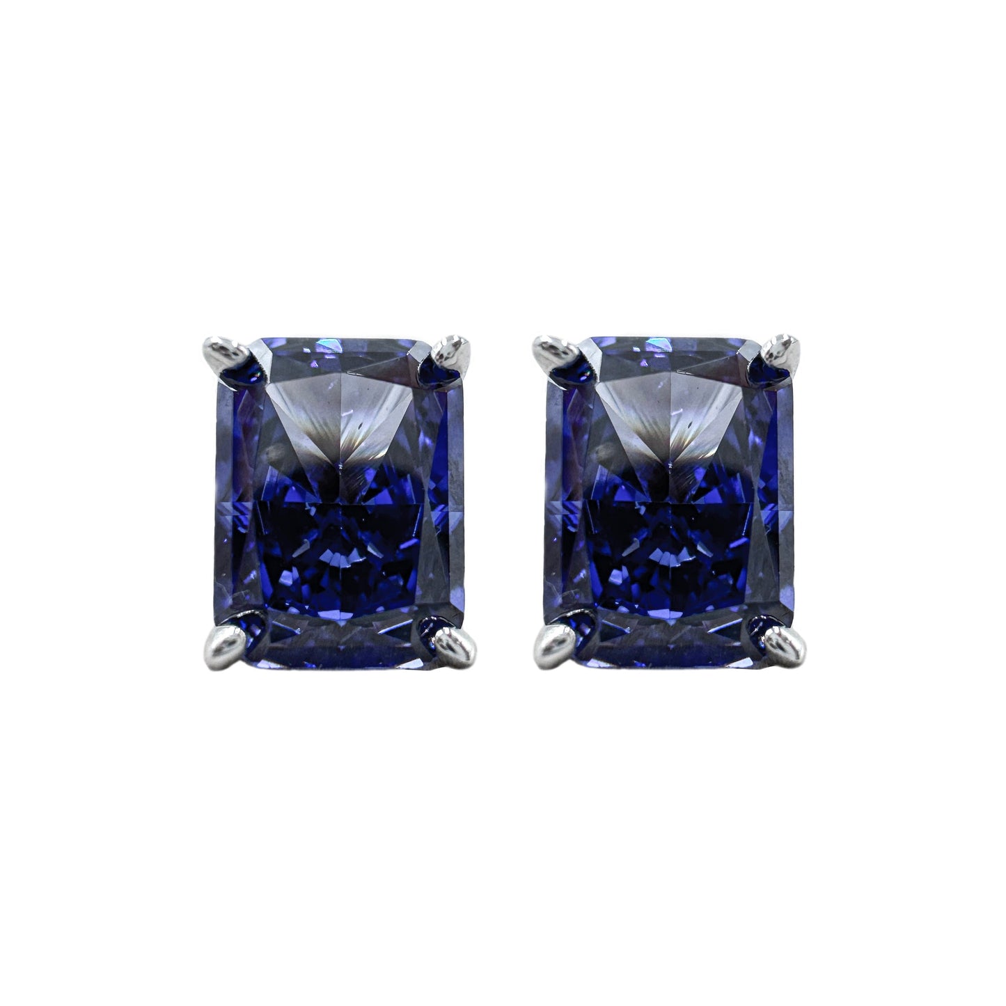 Tanzanite Baget Pimli Küpe