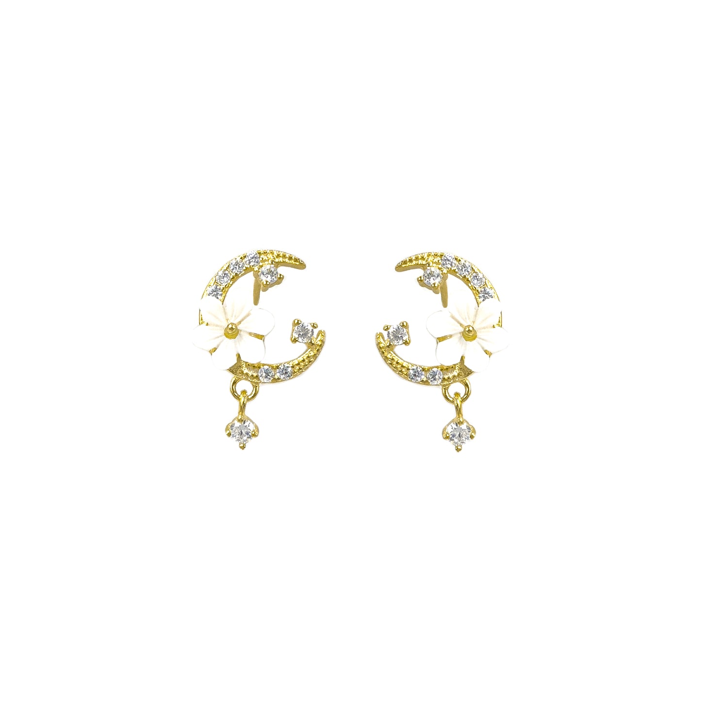 Flower Mother of Pearl Earrings