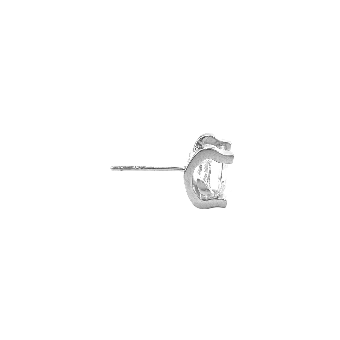 Three Carat Designer Solitaire Earring