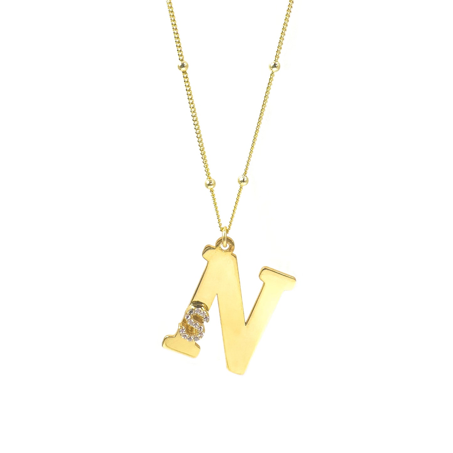 Double Letter Necklace