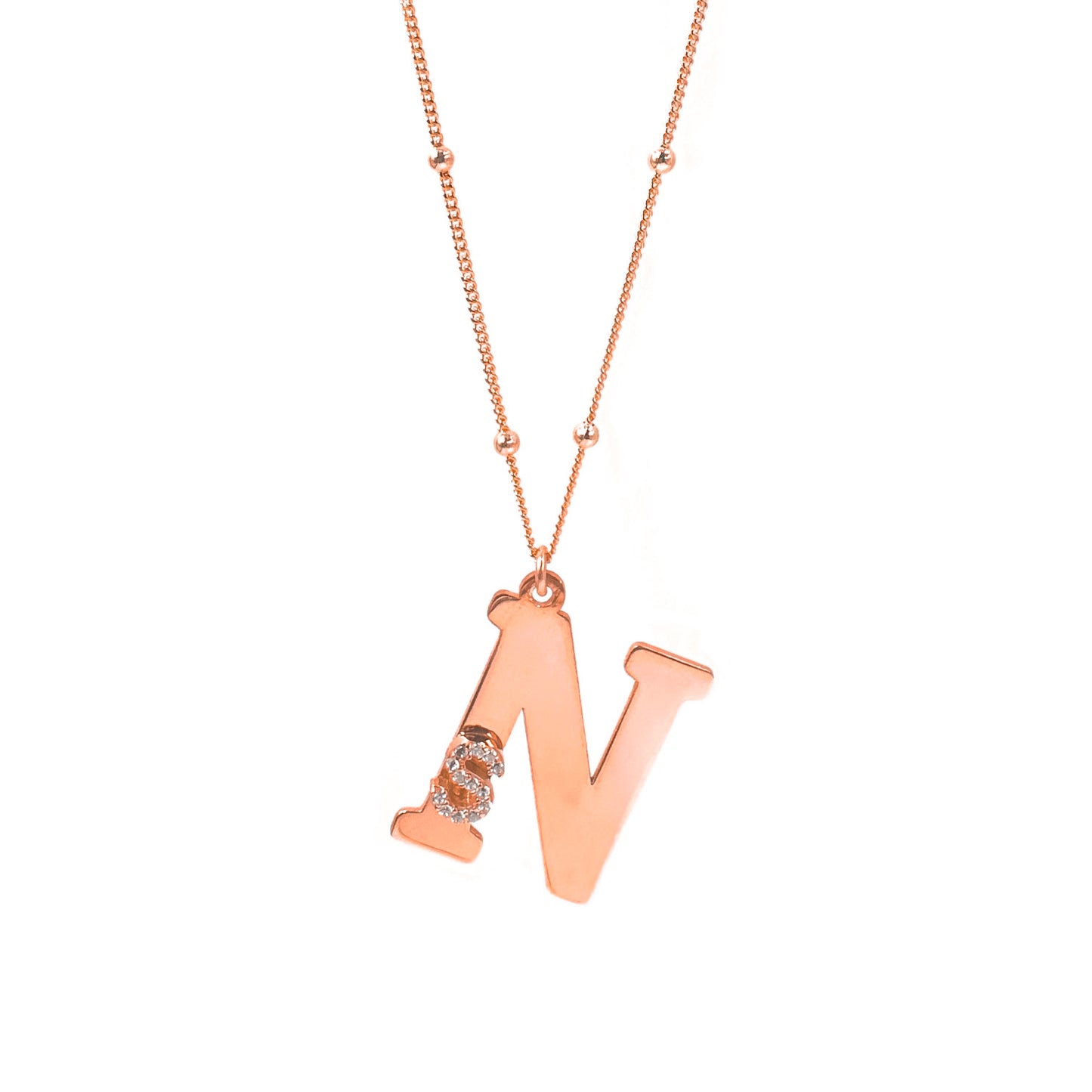Double Letter Necklace