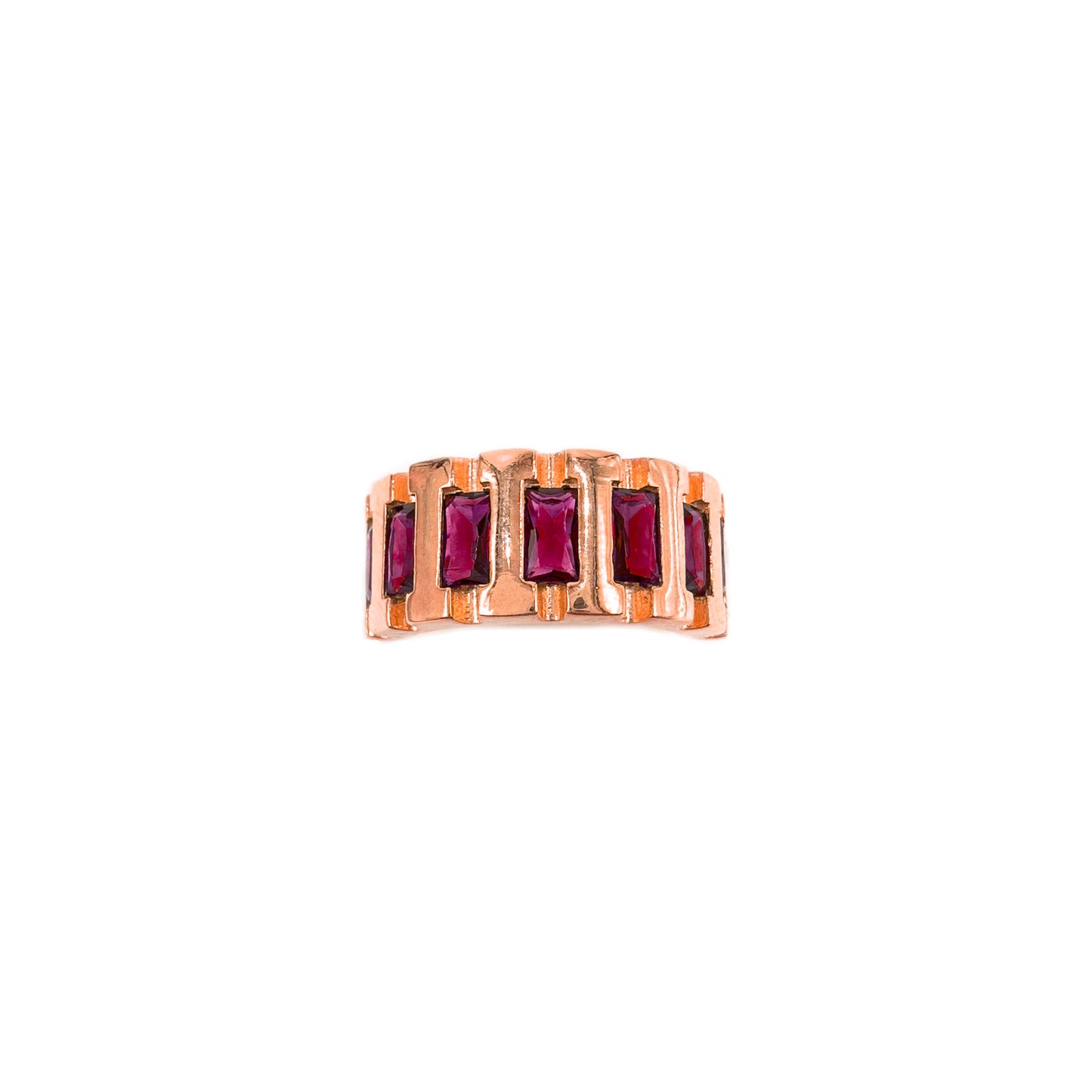 Burgundy Stone Vintage Ring