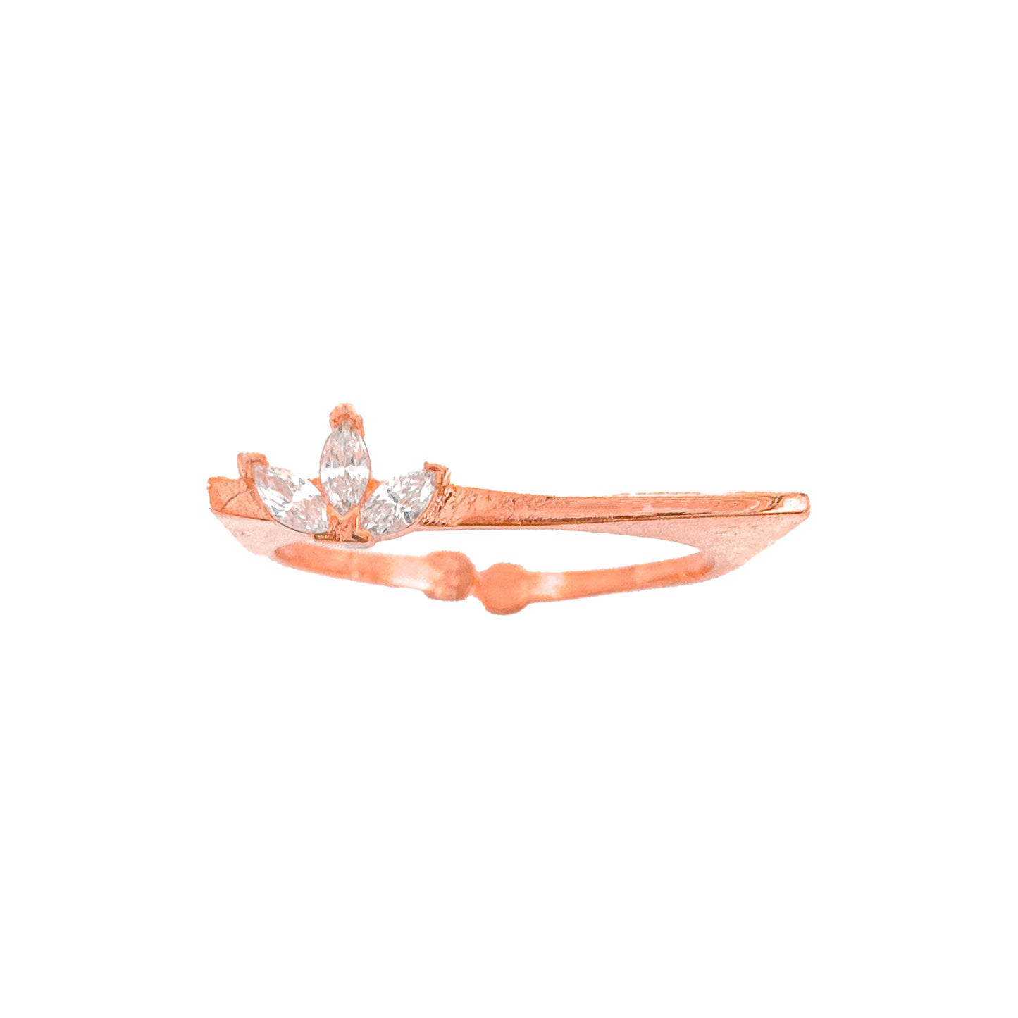 Ring mit Marquise-Detail