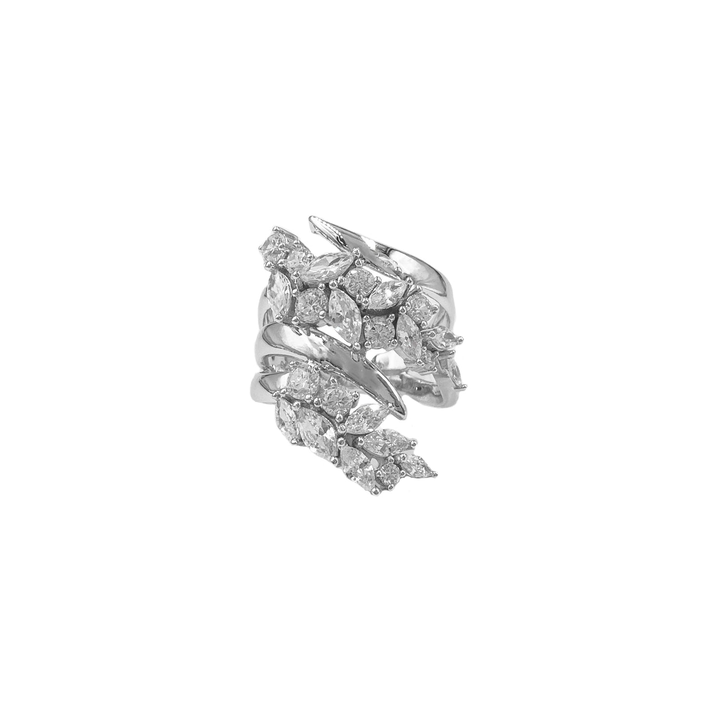 Marquise Leaf Ring
