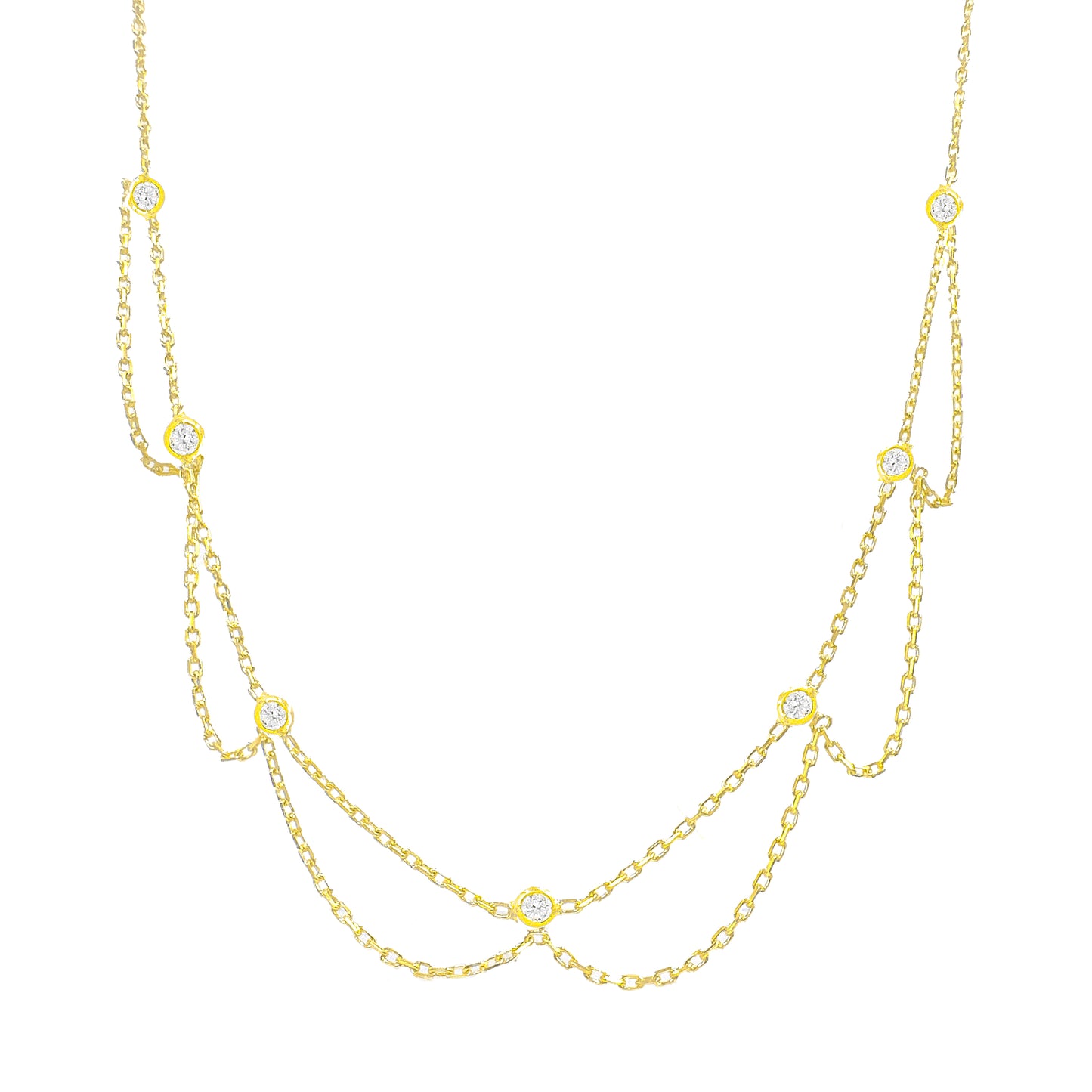 Taşlı Zincir Model Choker