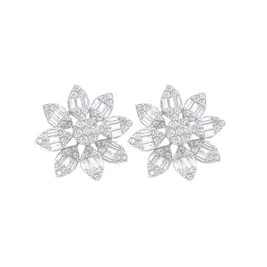 Flower Pin Earrings