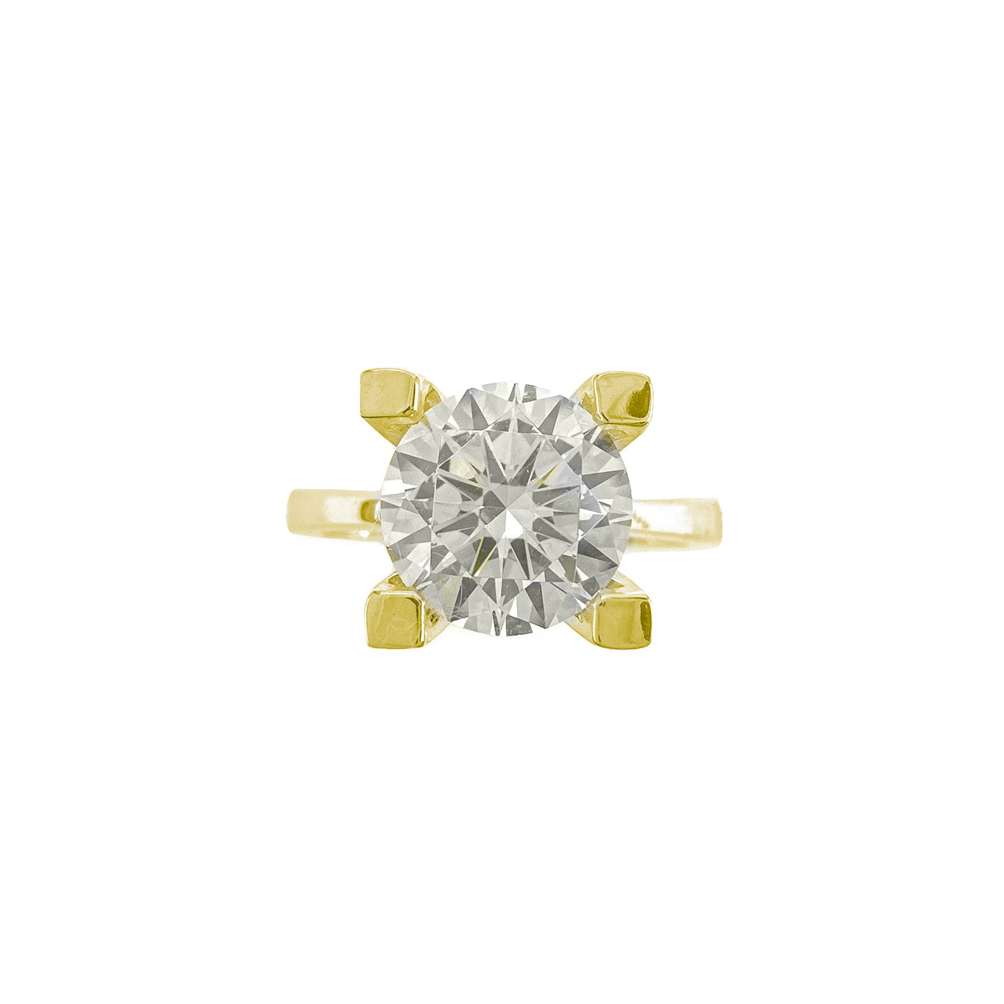 0,80 Karat G-Color Tektaş Yüzük