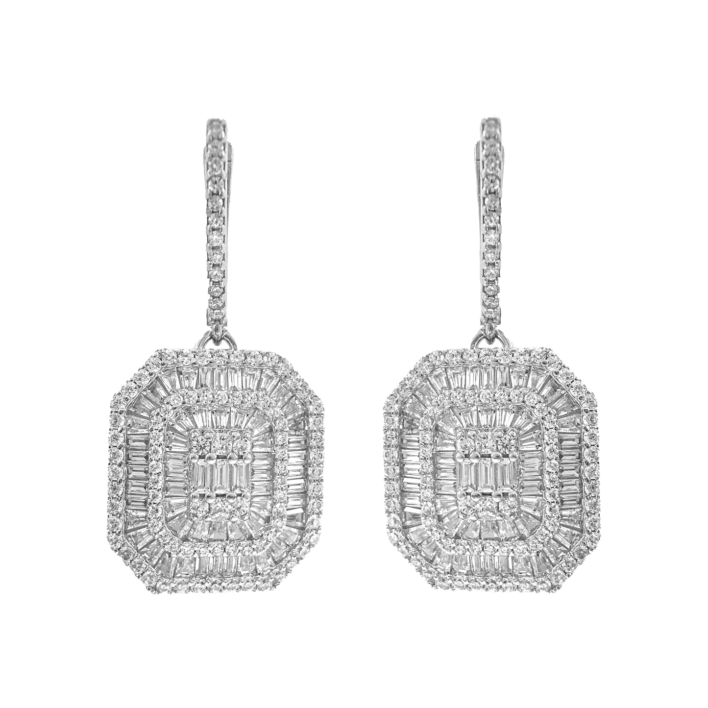 Modern Baguette Earrings