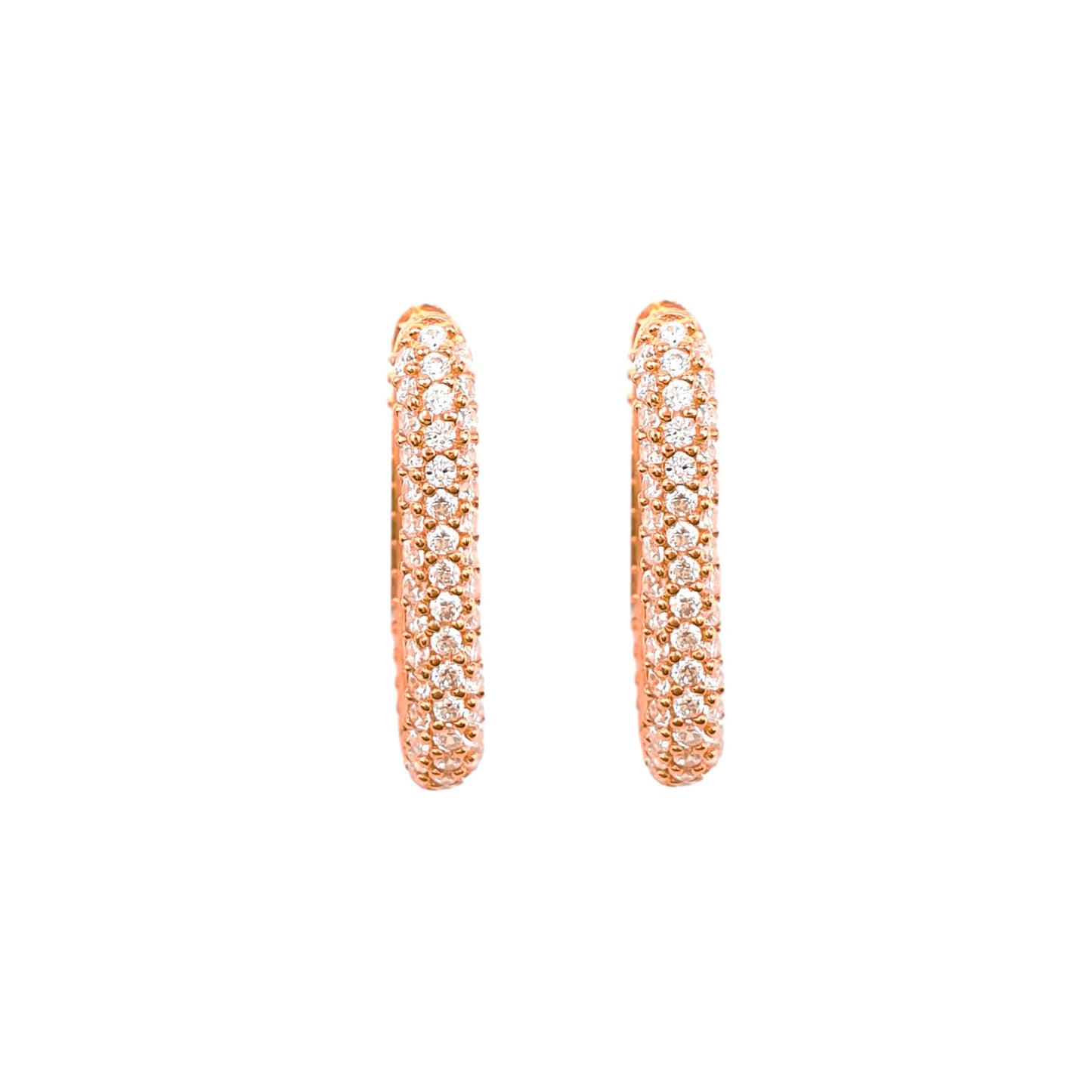 Oval Hoop Earrings