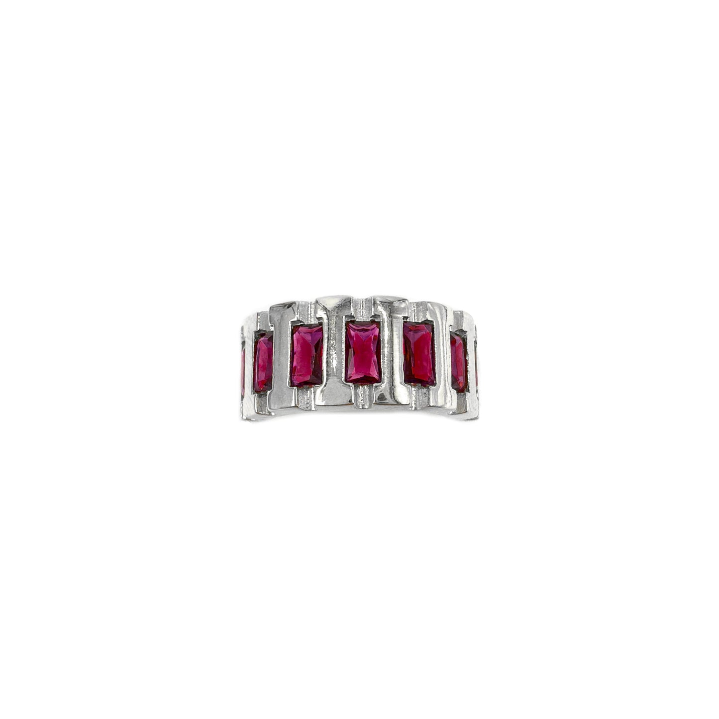 Burgundy Stone Vintage Ring