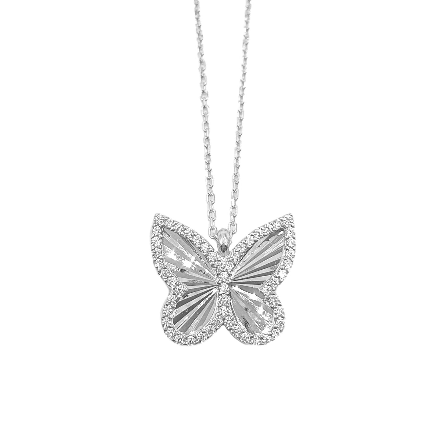 Schmetterling Halskette