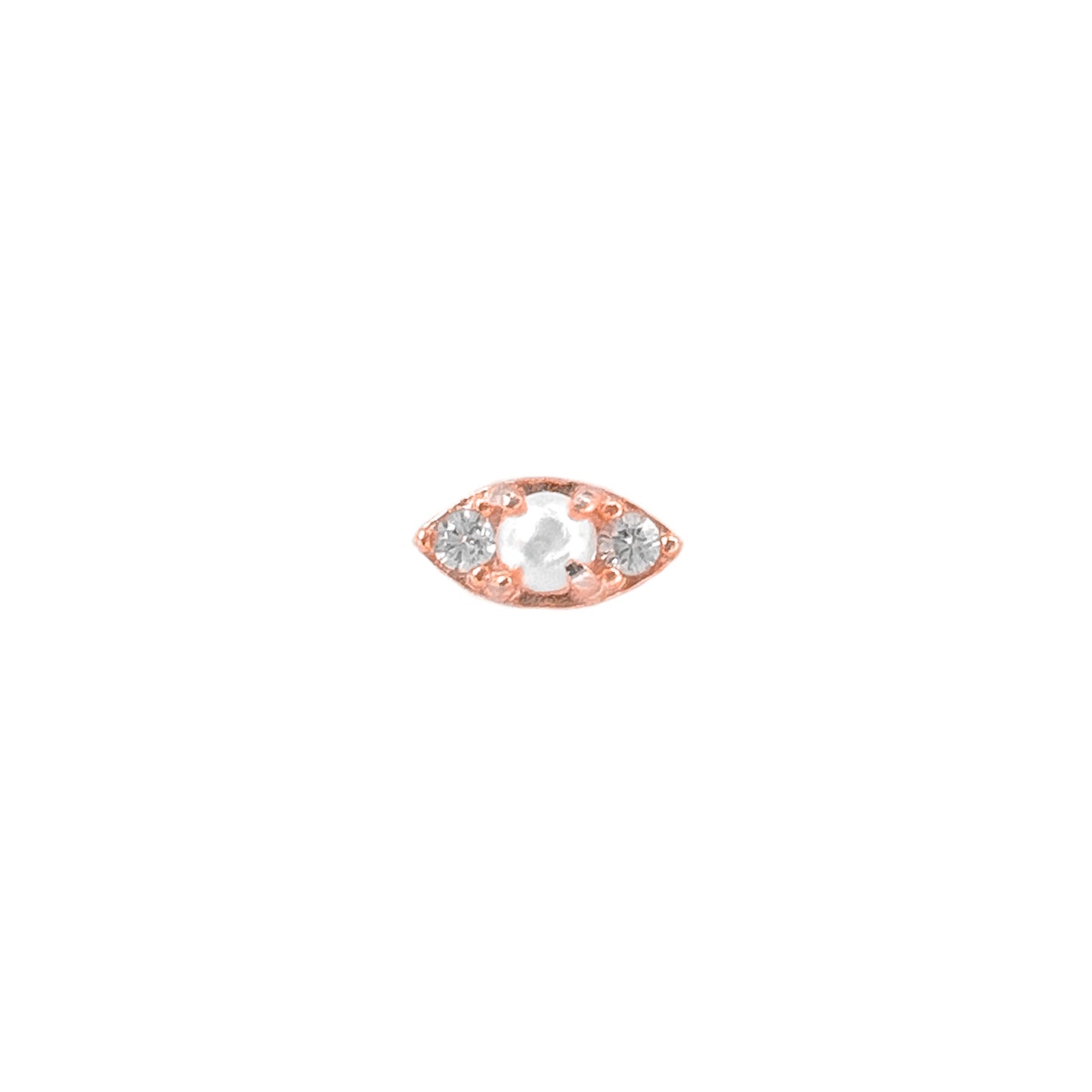 Steinperlen-Piercing