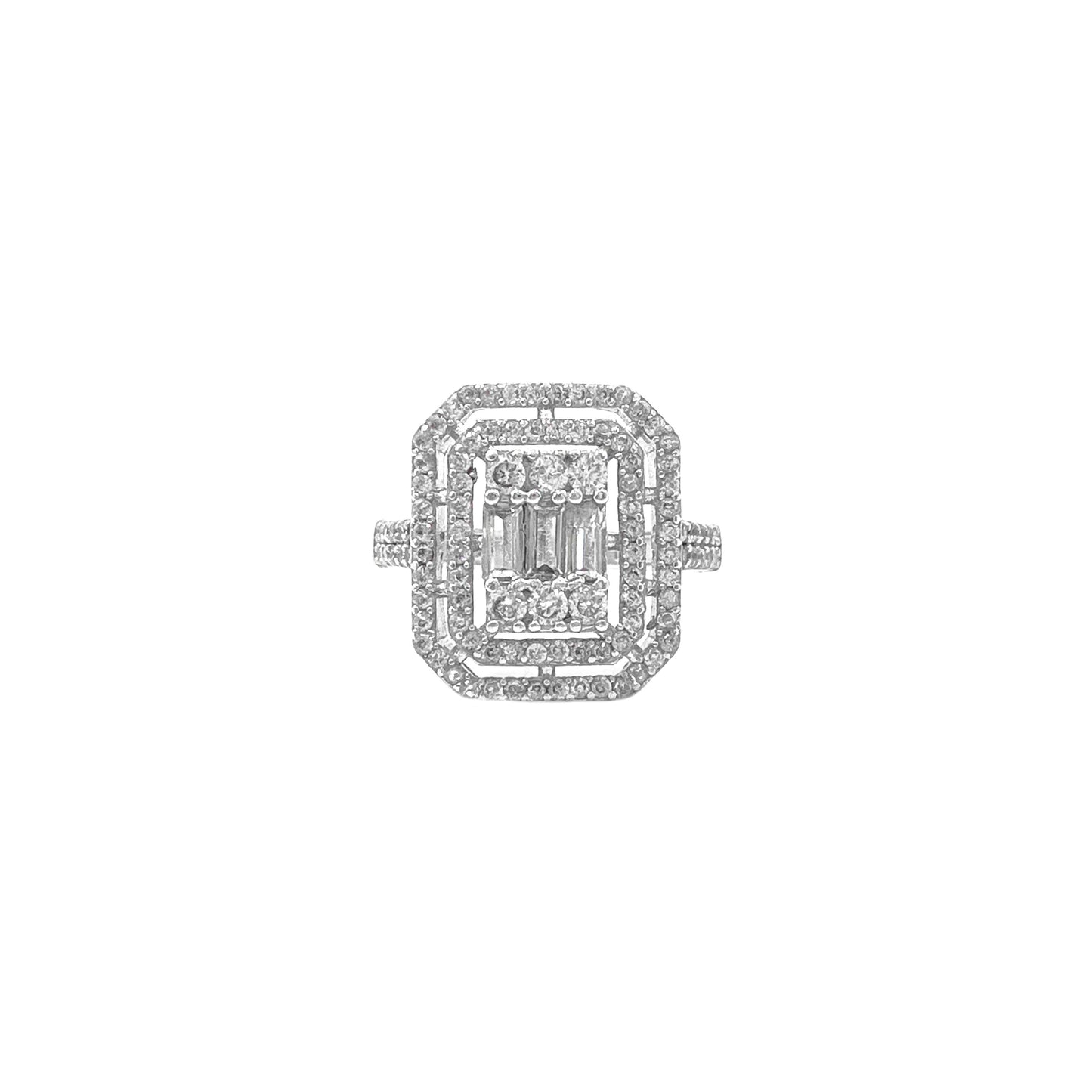 Baguette-Stein-Ring
