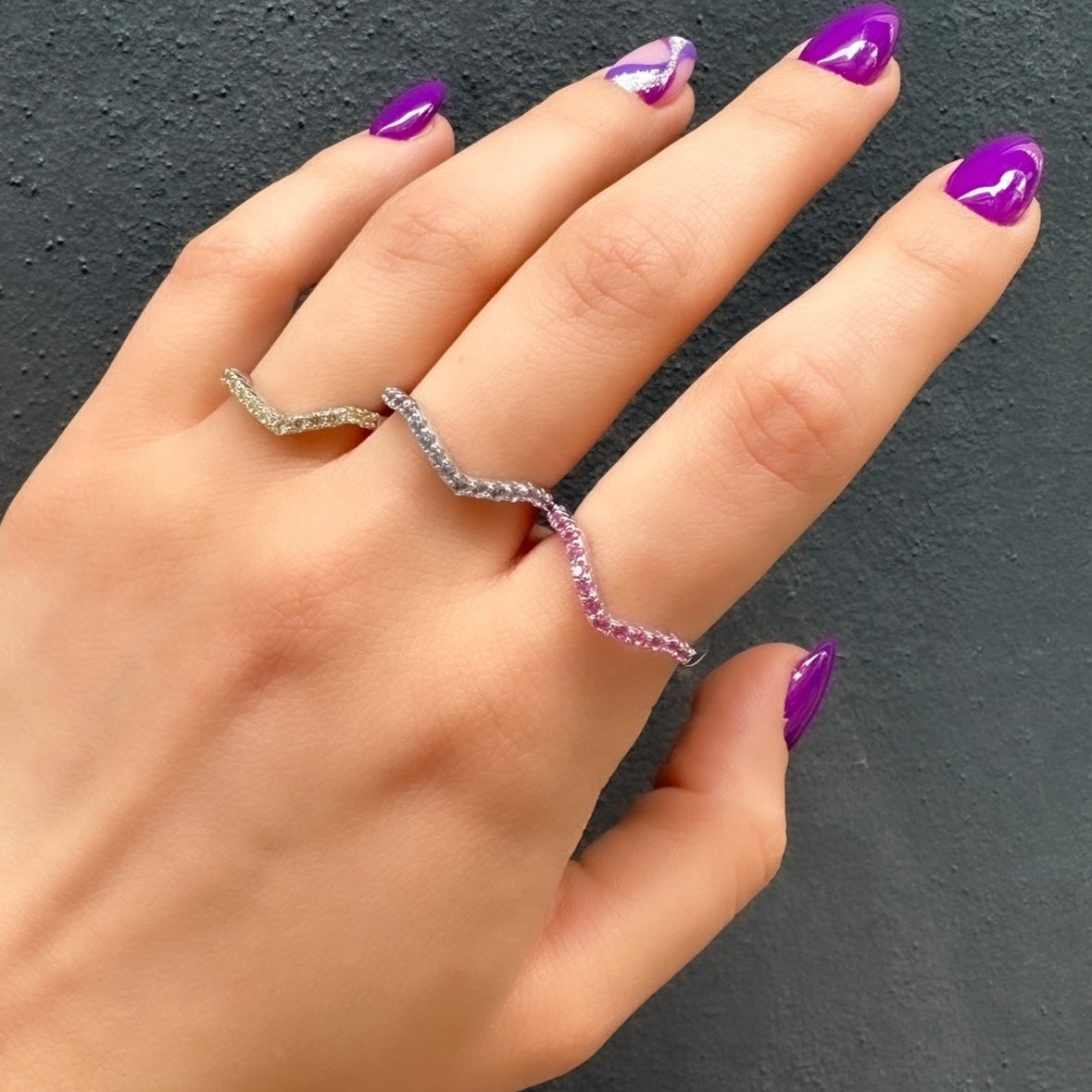 Soft Pink Stone Ring