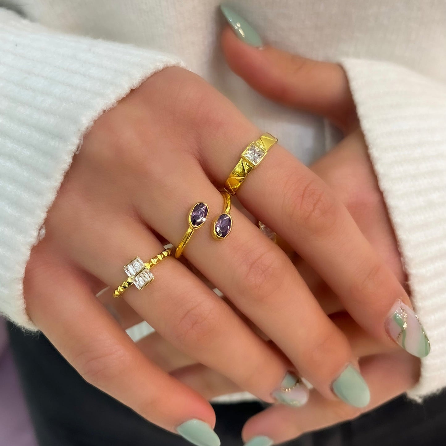 Minimal Baguette Ring