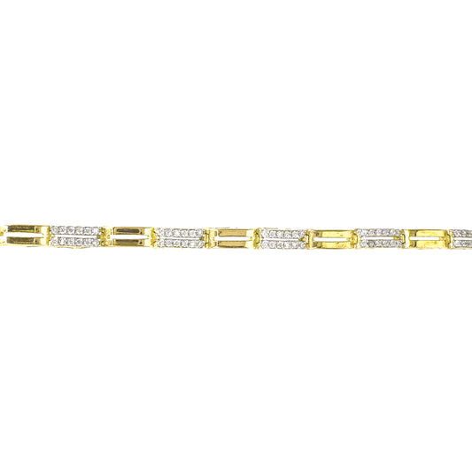 Double Row Stone Bracelet