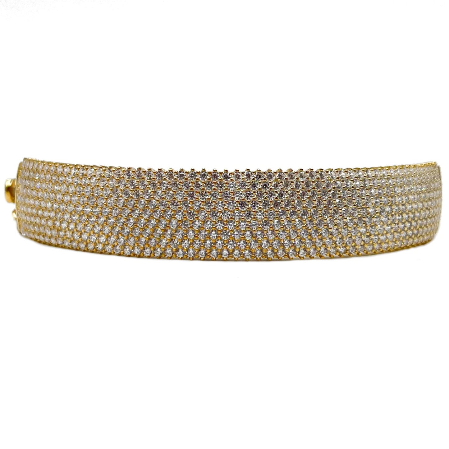 Gold Taşlı Kelepçe