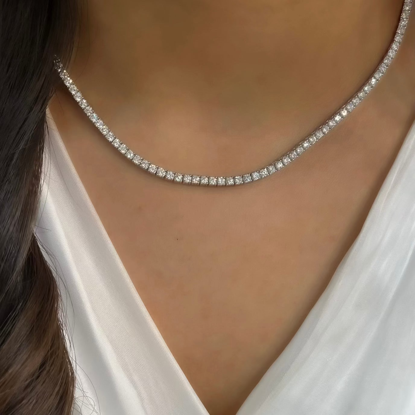 Two and a half mm Waterway Necklace