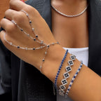 Chole Kristal Lacivert Taşlı Şahmeran