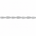 Armband mit Steinchen im Tropfen-Design