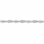 Armband mit Steinchen im Tropfen-Design